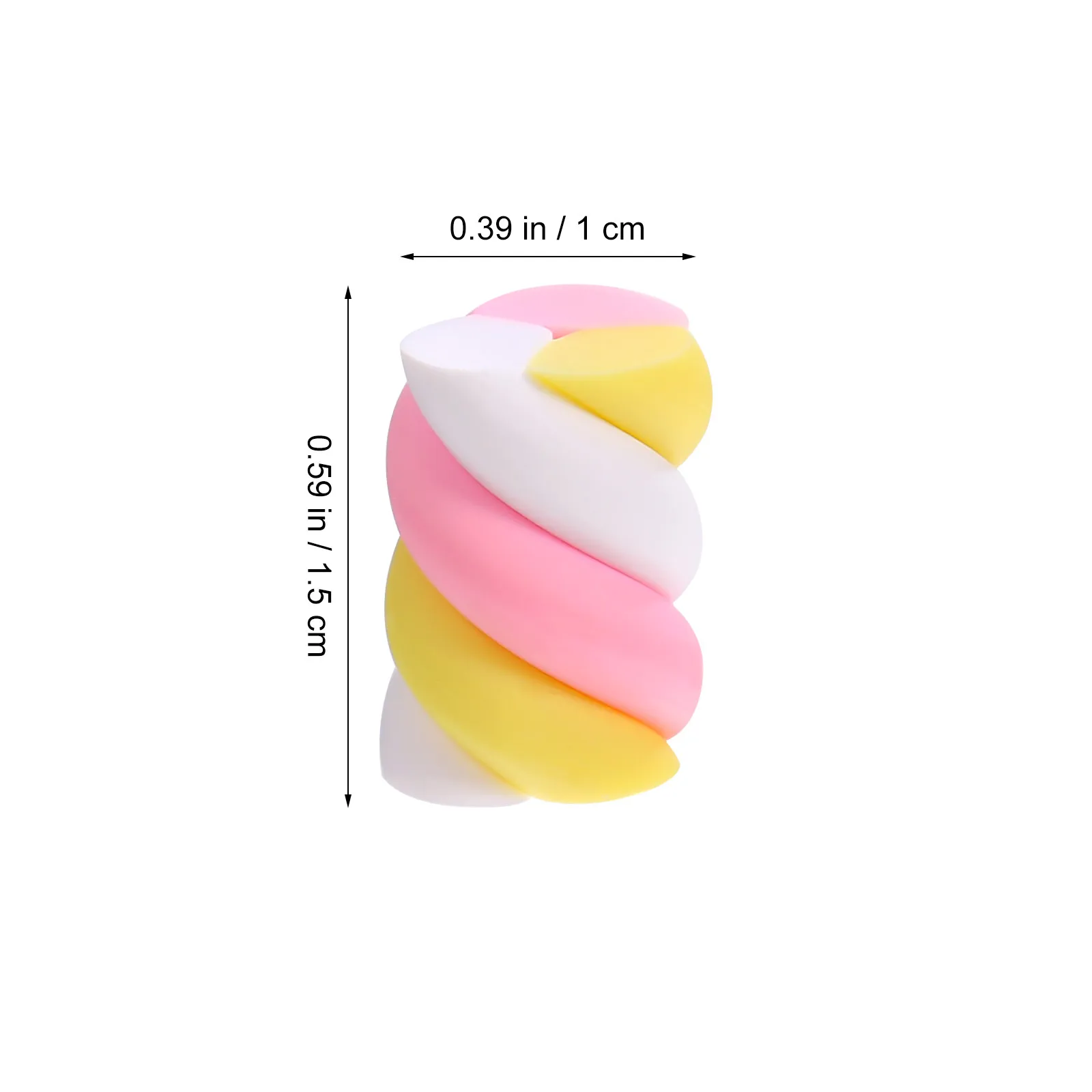 30Pcs Assorted Color Cotton Candy Pottery Craft Accessories Perfect for DIY Scrapbooking Mobile Case Pencil Box Picture Frame view 2