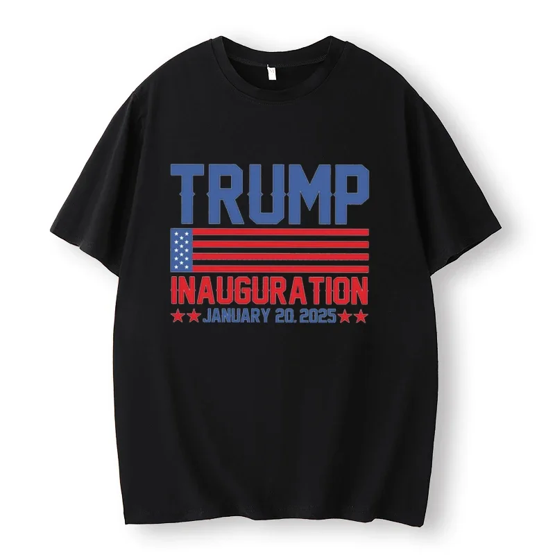 Trump Inauguration Day 2025 47th President American Flag T-Shirt, Trump 2025 Inauguration, Souvenirs,Maga Republican Gift,Unisex