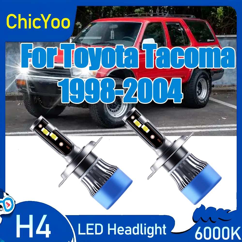 

2X светодиодные лампы для фар 120 Вт 20000LM Canbus Автомобильные фары 6000K 12 В для Toyota Tacoma 1998 1999 2000 2001 2002 2003 2004