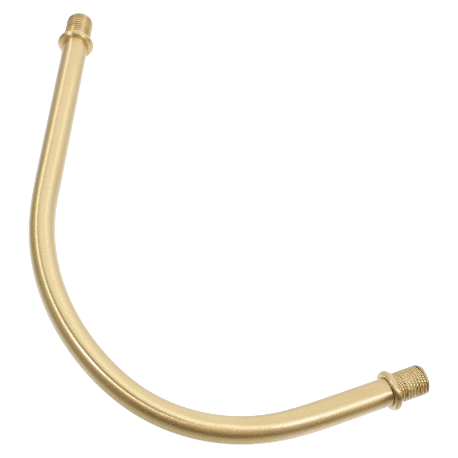 

Brass Curved Wall Stem Rod M10 Threaded Copper Pipe Repair Rod Table Accessory Threaded Lamp Stem Lighting Fixture Accessories