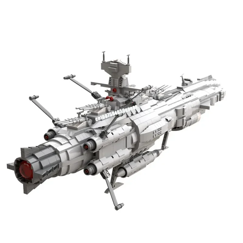 New 2389Pcs Popular Space Technology Series Moc Space Battleship Model Custom Puzzle Diy Creative Ideas Kid Toys Birthday Gift