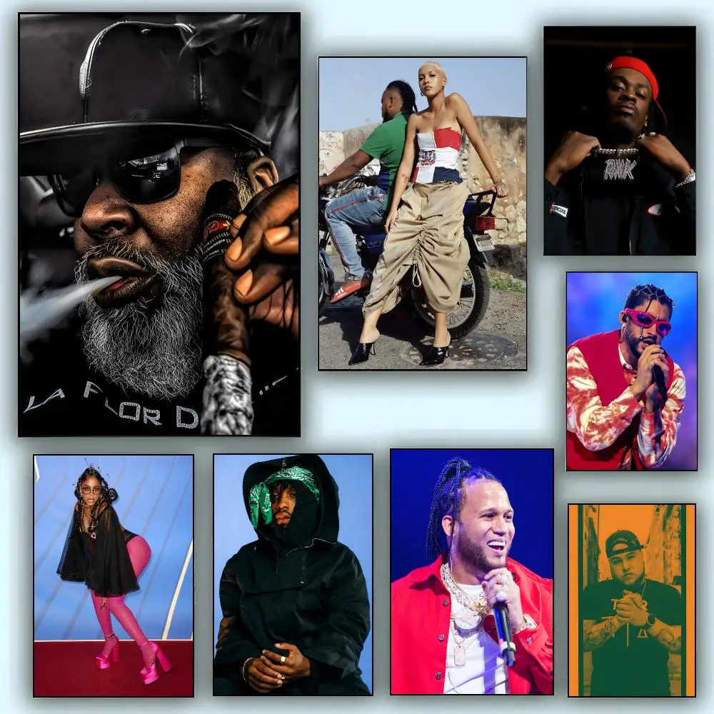 Dominican Rappers poster Poster Modern Aesthetic Wall Art Print Minimalist Poster Bedroom Living Room Home Decor Gift