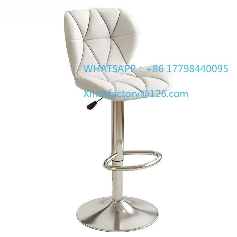 Customizable newBar Chair Modern Simple Bar Chair Cashier Front Desk Lifting Backrest
