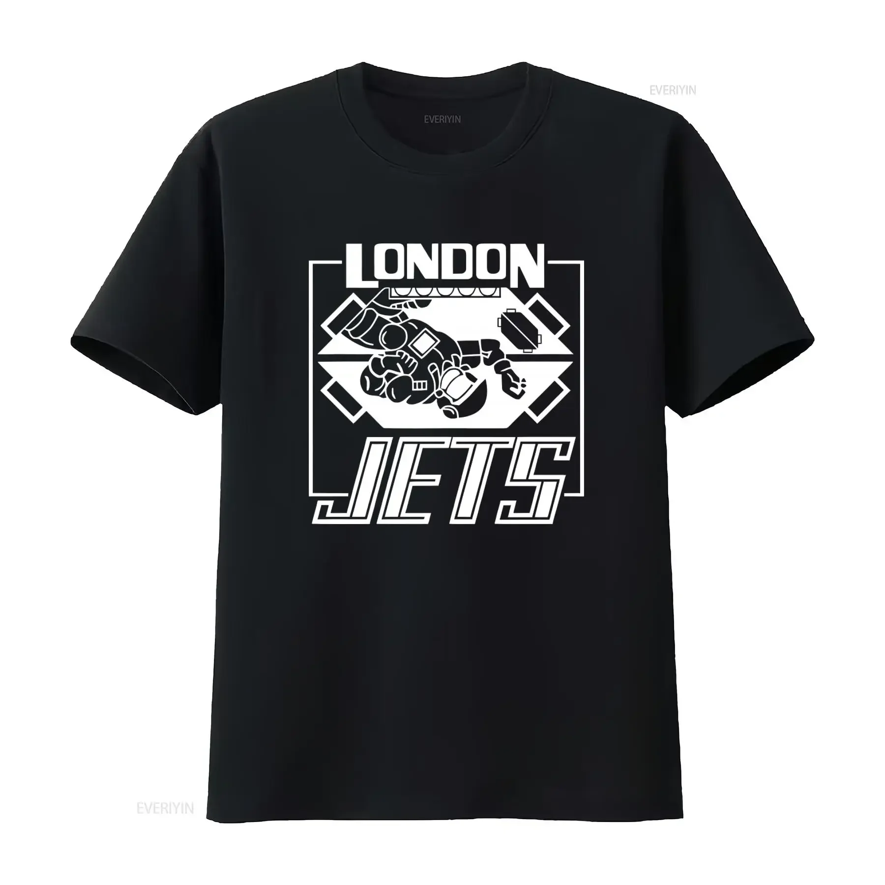 London Jets Sci-Fi Nerd Lustiges T-Shirt, perfektes Geschenk für Red Dwarf-Fans, Vintage-Stil, gewaschen, stilvoll, vielseitig, Designerkleidung