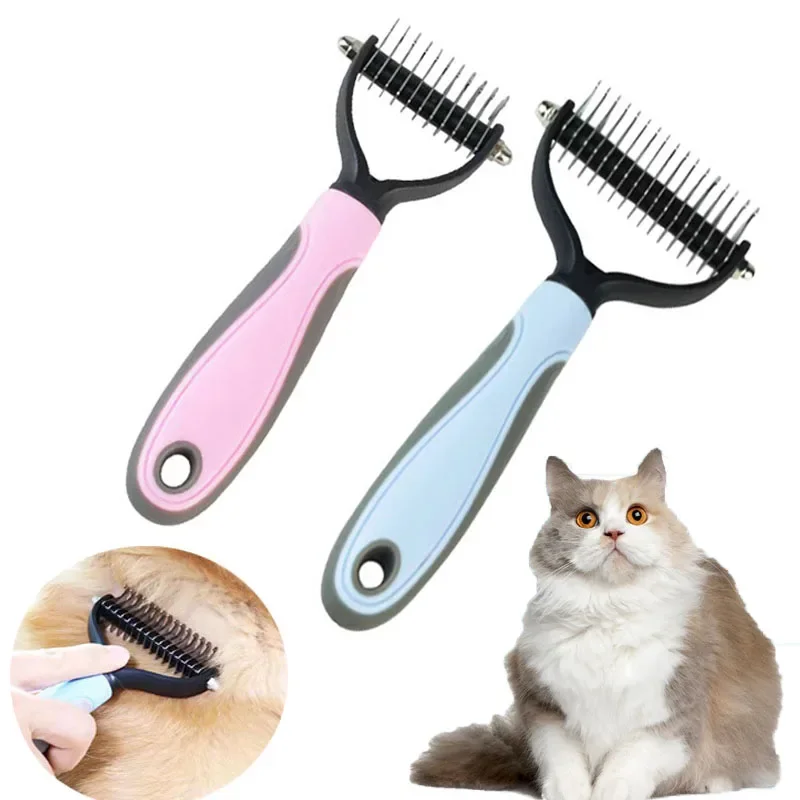 

Pet Knot Comb Deshedding Brush Cat And Dog Hair Remover Puppy Grooming Tool Fur Knot Cutter for Cats And Dogs Pets Supplies