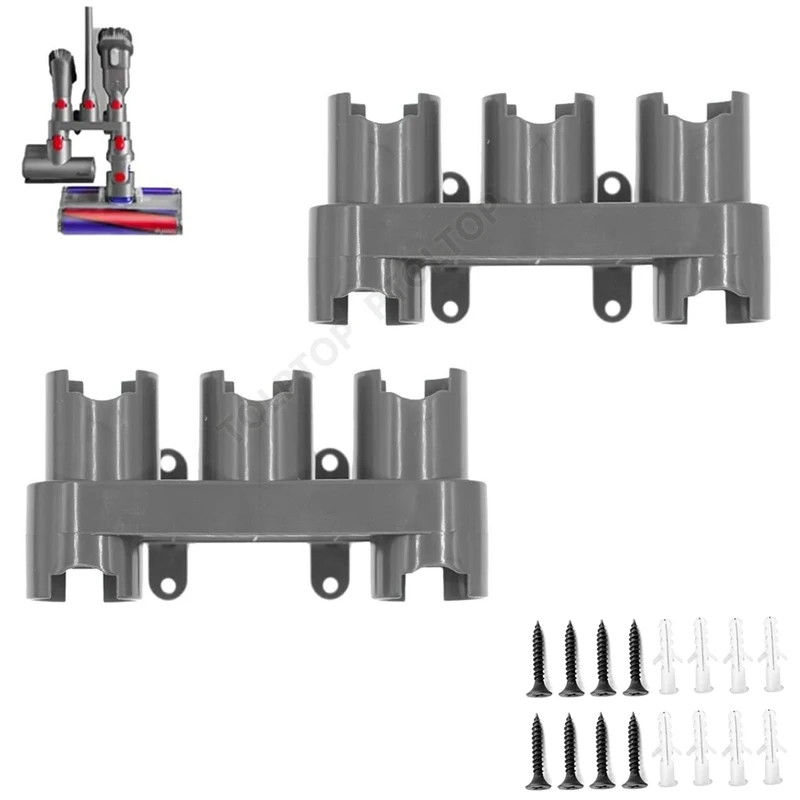 HOT Wall Mount Storage Rack For Dyson V7 V8 V10 V11 V12 V15 Vacuum Cleaner Pylons Brushes Hanger Stand Nozzle Bracket Parts