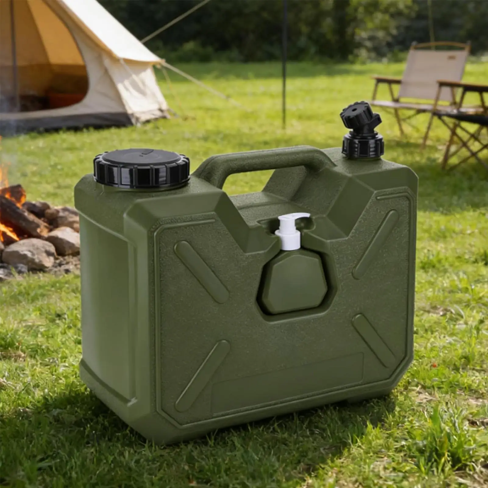 

Durable Portable Water Container Large Capacity Jug For Truck Camping Hiking Outdoor Travel And Daily Home Drinking Supply
