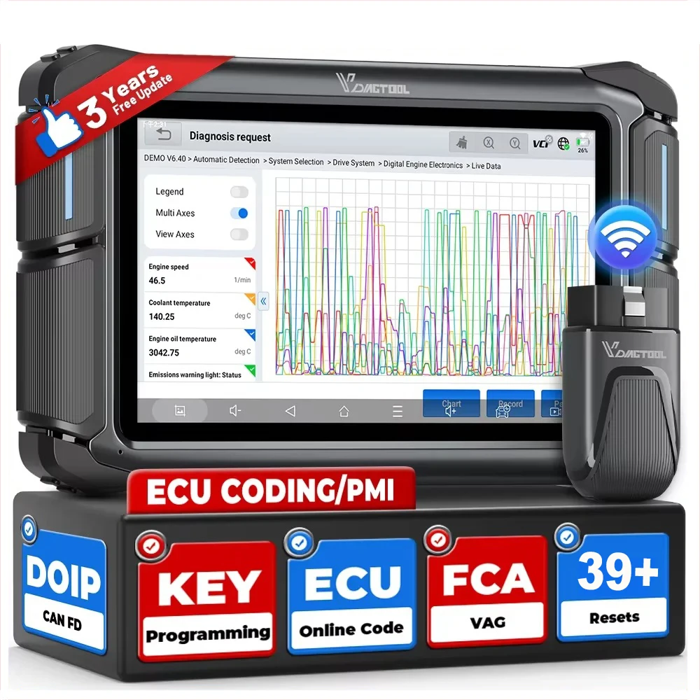 

2025 Latest VD70S Car Diagnostic and Key Codding Vehicle Programming Device Professional and Reprogramming Diagnostic Tool Kit