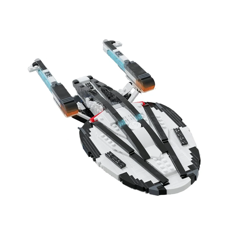 뜨거운 판매 성간 전투 크루저 모델 작은 입자 벽돌 MOC-96747 우주 전쟁 선박 빌딩 블록 디스플레이 장난감 선물