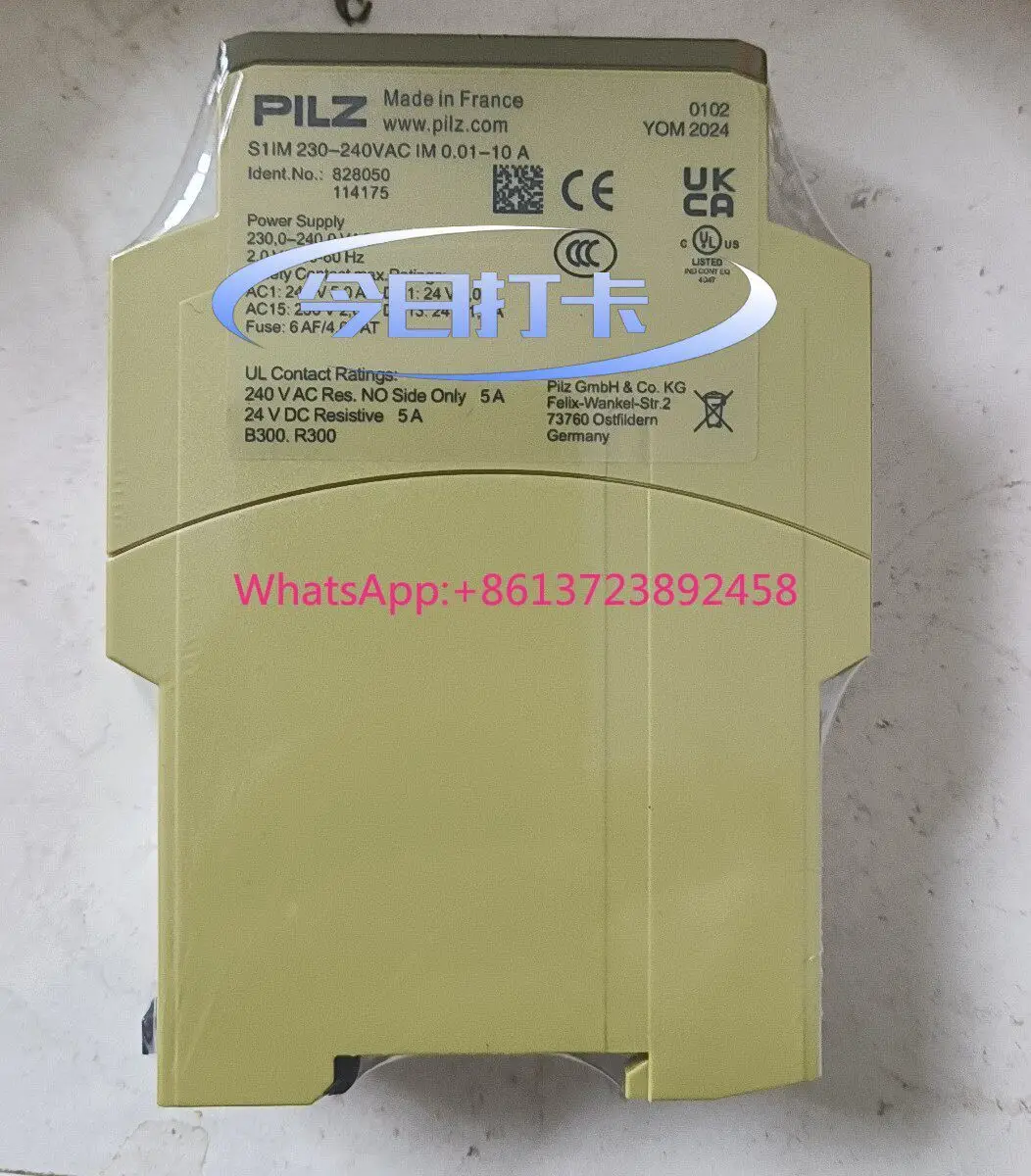 

PILZ S1IM 230-240VAC 828050 in stock