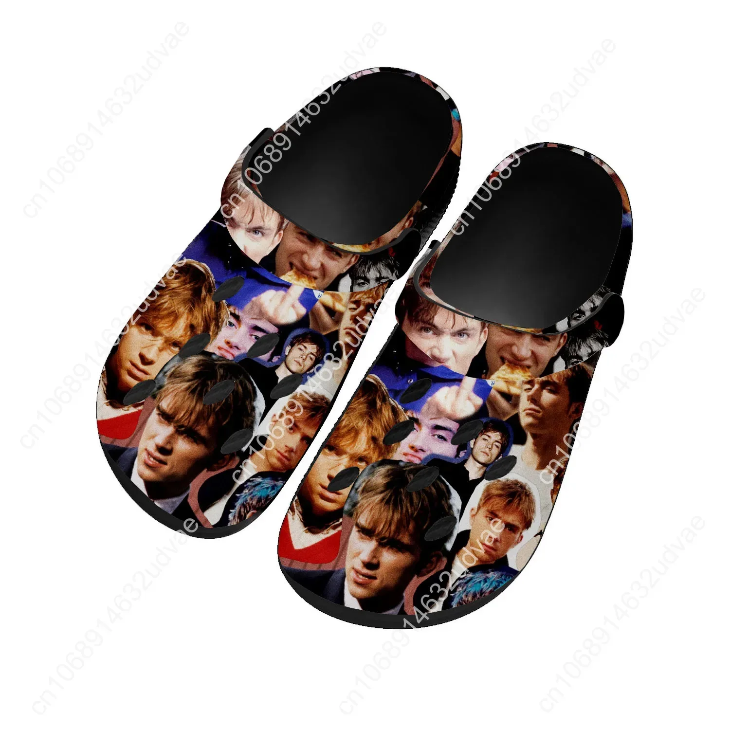 

Blur Band Water Shoes Men Women Teenager Comfortable Home Garden Clogs Customizd Sandals Beach Breathable Hole Slippers