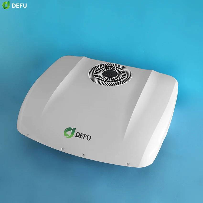 على السطح Clima Para Camion مركبة 24 فولت ملحقات الشاحنة الكهربائية تكييف الهواء 12 فولت لشاحنة RV للسيارة #4