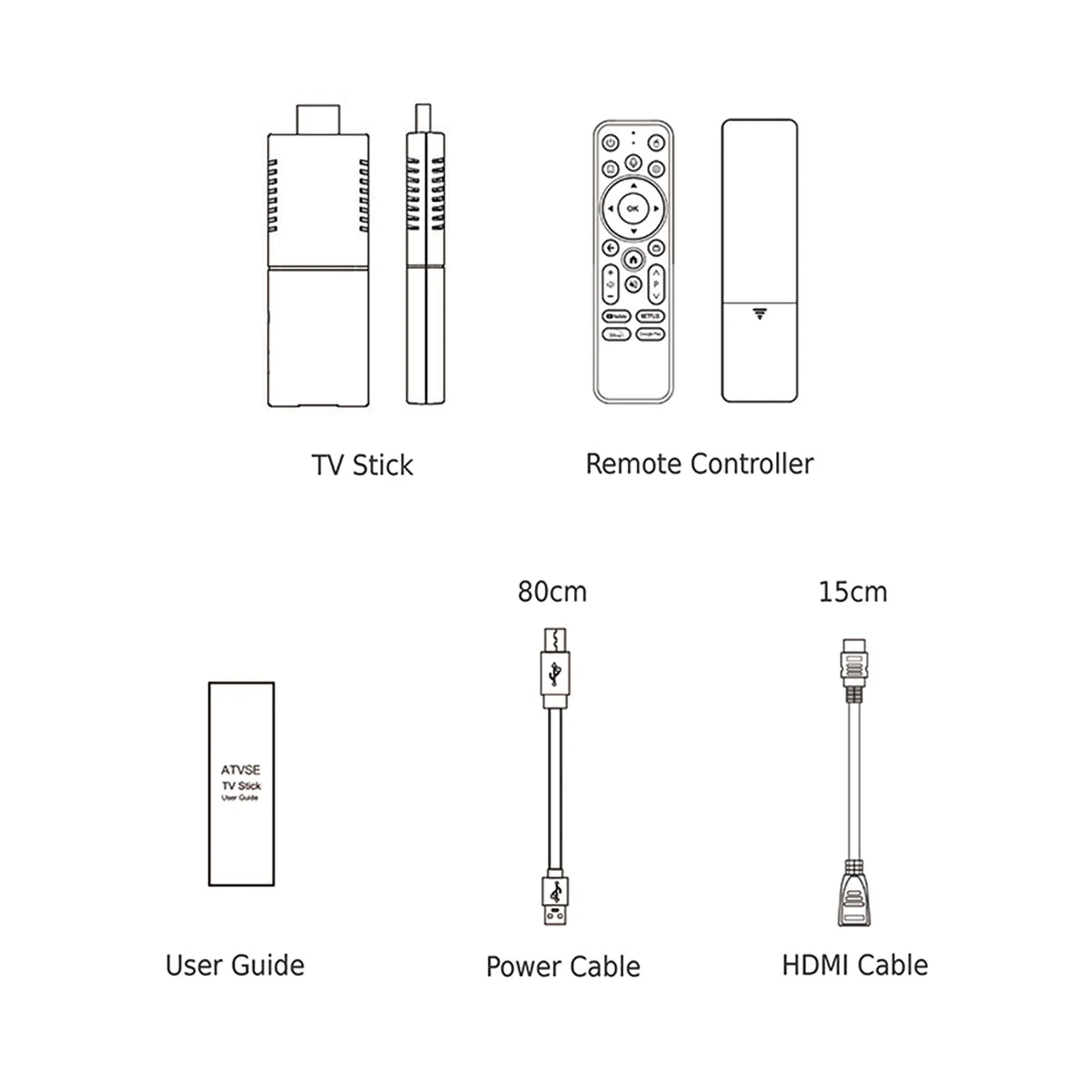 BOXPUT iATV Q3 MAX Android 11 TV Stick Amlogic 905W2 Quad Core 2GB/16GB TV Box portatile WiFi BT5.0 AV1 4K Video Mini TV Stick