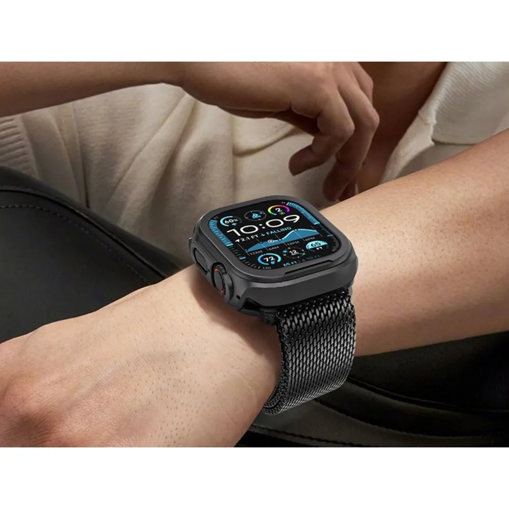 Protector Metal Case For Apple Watch Ultra 2 49mm Case Zinc Alloy Cover Bumper Frame For iWatch Ultra 2 49mm Luxury Accessories