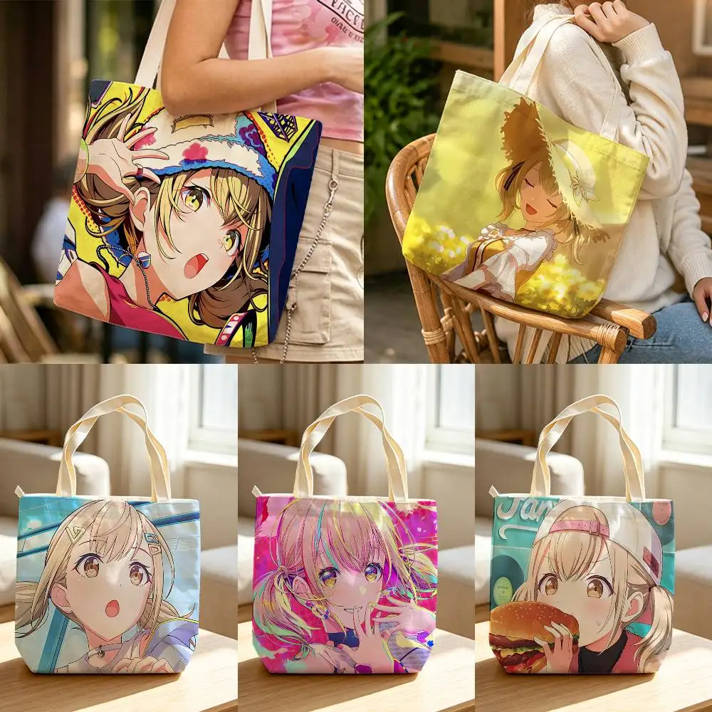 BAD SQUAD Ko-Kohane Azusawa Waterproof Lined Canvas bags suitable for going to class, shopping, gifts, and commuting