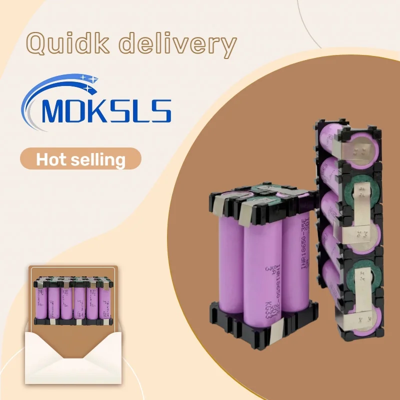 7.4V-8.4V 10.8V-12.8V 14.8V-16.8V 18V-21V 22.2V-25.2V INR18650 35E Battery Pack Custom 18650-35E Battery Welding Battery Pack