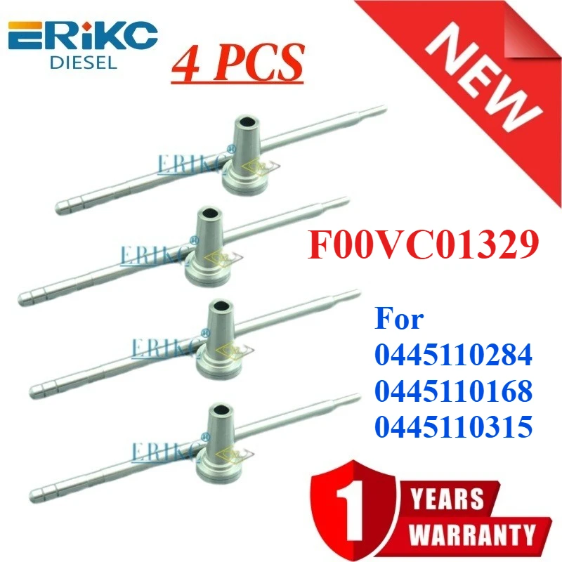 

F00VC01329 ERIKC F00V C01 329 Стандартный угловой инжекторный клапан F 00 В C01 329 для 0445110284 0445110168 0445110315