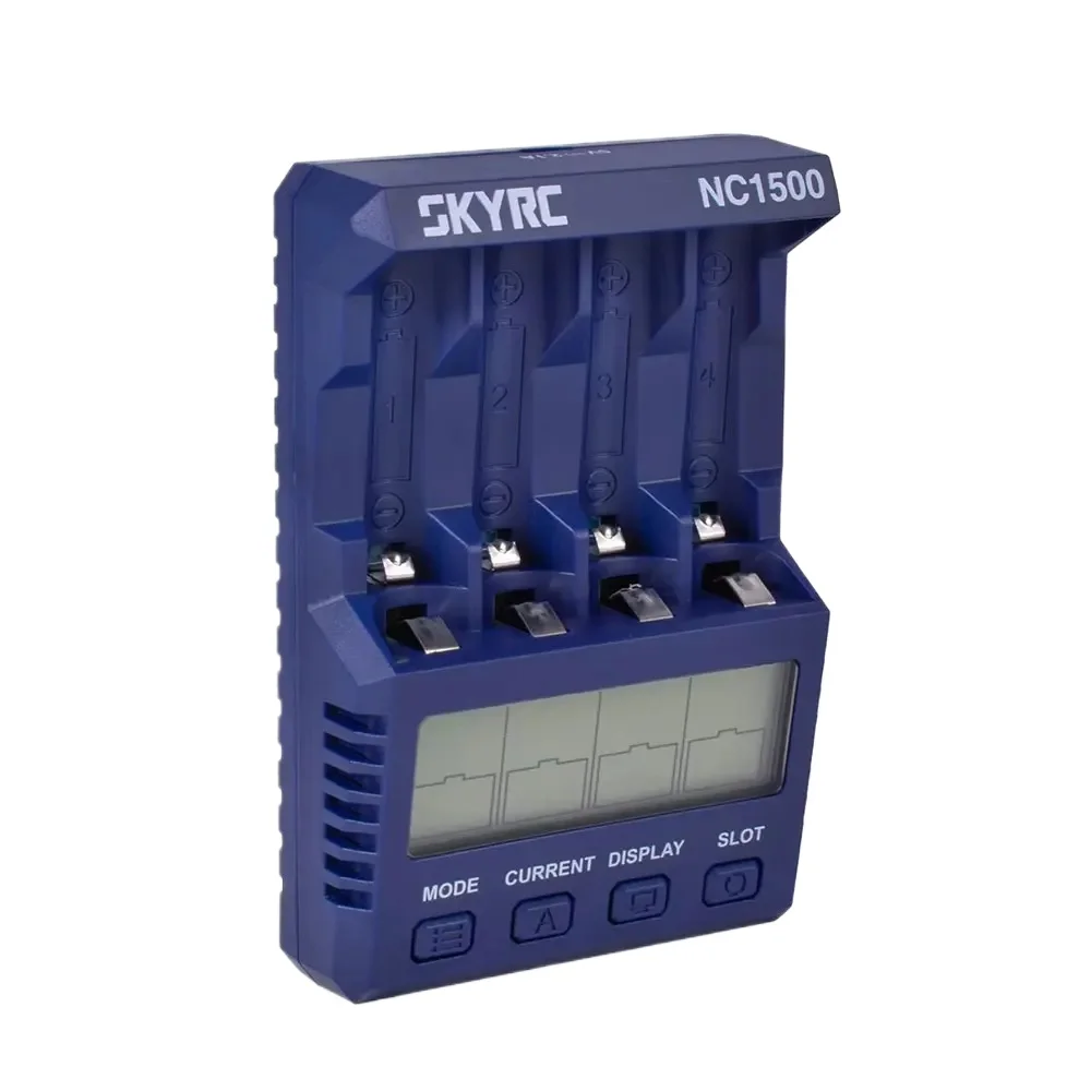 SKYRC NC1500 5V 2.1A 4 Slots Battery Charger LCD Smart Charger AA AAA Analyzer Nimh Discharge & Refresh