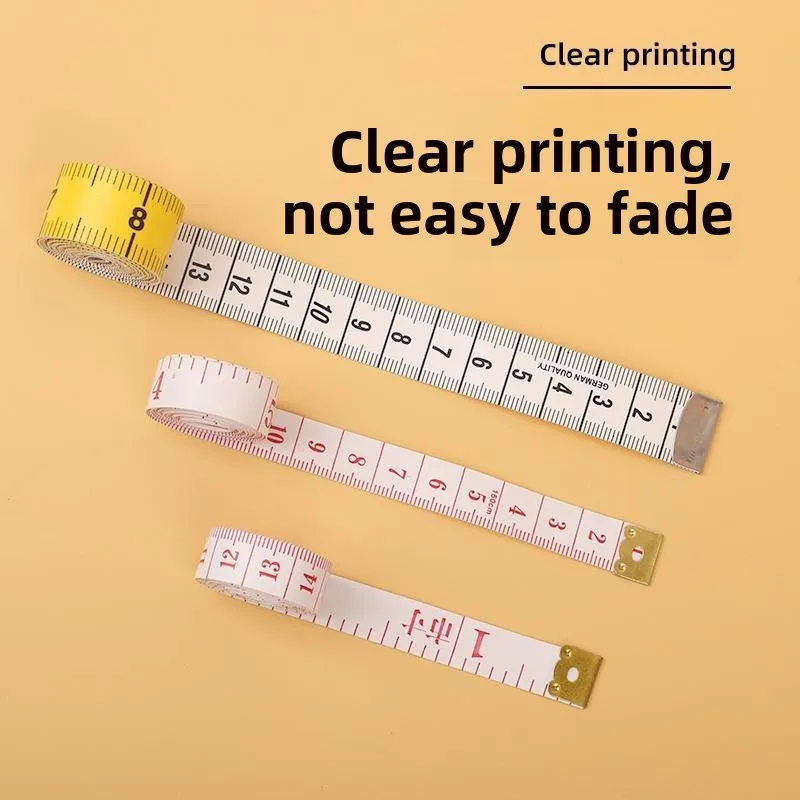 Transparent Tape Measure Sticker Centimeter Scale Tailor Adhesive Strip Measurement Tool Home Textile DIY Sewing Material