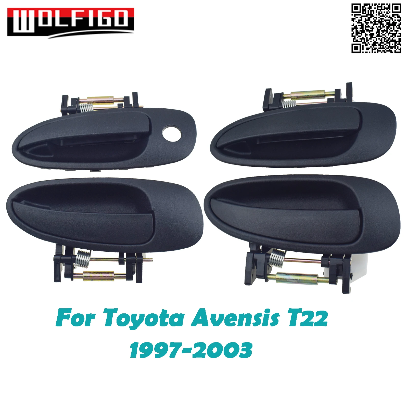 Exterior Door Handle Front Rear Left / Right for Toyota Avensis 1997-2003 69220-05060 69210-05060 69240-05060 69230-05060 New