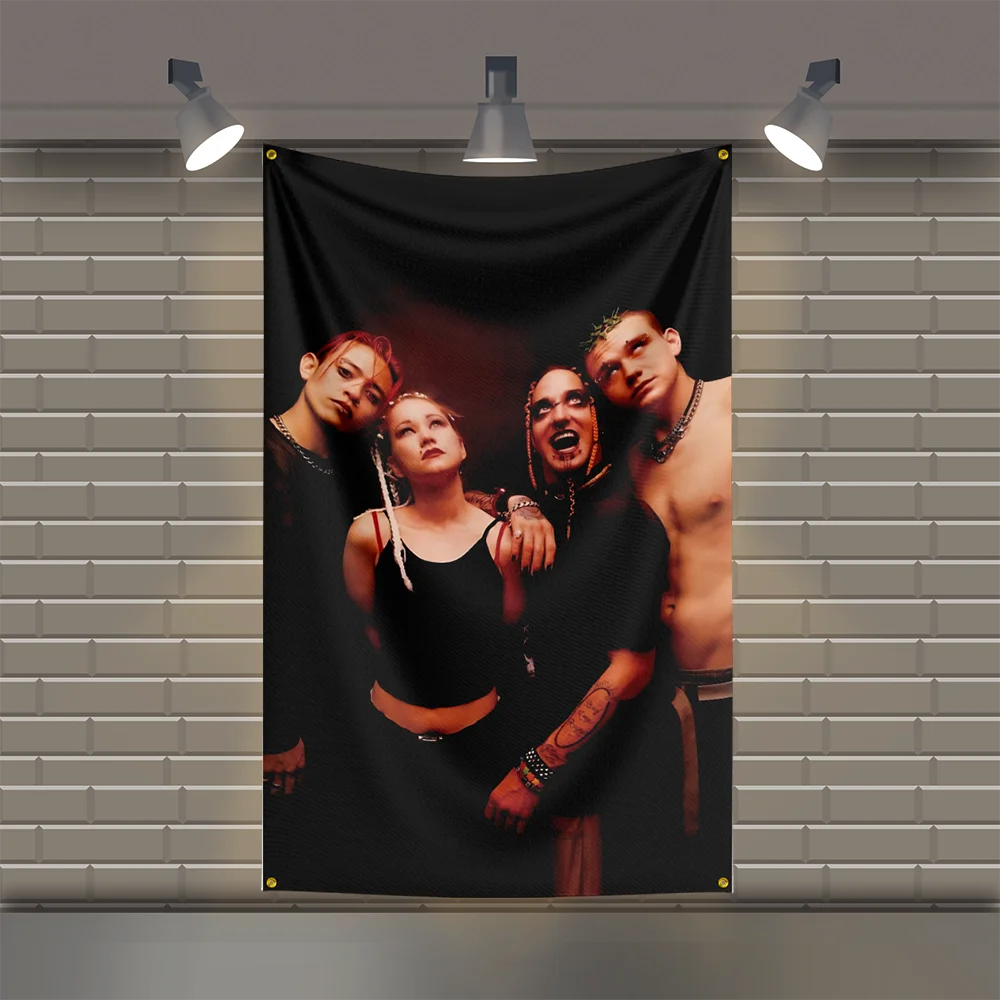 3x5 Ft C-CoalS C-ChamberS Heavy Metal Band Flag Rock Music Wall Banner for Bedroom Studio Bar Concert Outdoor Decor