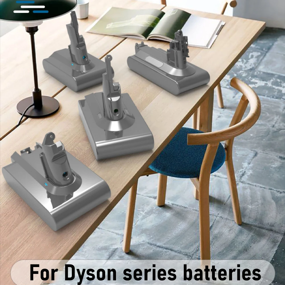 Аккумуляторная батарея 6000 мА/ч 21,6 в для пылесоса Dyson V6 V7 V8 V10 Series SV12 DC62 SV11 sv10, запасная батарея 18650