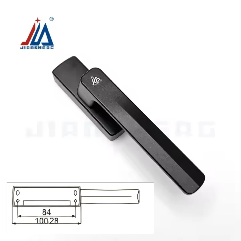 

3D Mechanical Sound Window Handle - Aluminum Alloy Forked Lever Design for Doors/Balcony, Ergonomic & Durable