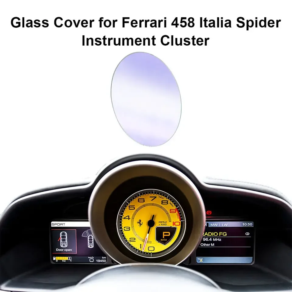 Glass Cover for Ferrari 458 Italia Spider Instrument Cluster