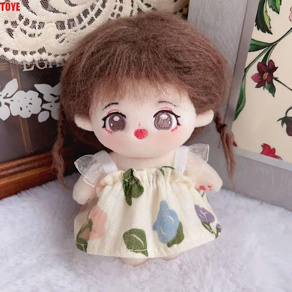 

Lace Skirt 10cm Doll Dress Toy Accessories Doll Changing Cotton Doll Clothes Mini Summer Plush Toys Clothes