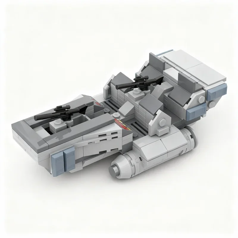 208pcs MOC Star Battle Rothana Medium Utility Vehicle Model Building Blocks Architecture Festival Gift Toy Idea Education