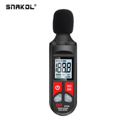 Digital Sound Level Meter Audio Level Meter Sonometro Sound Meter Decibelimetro 30-130dB Decibel Meter Portable Noise Meter