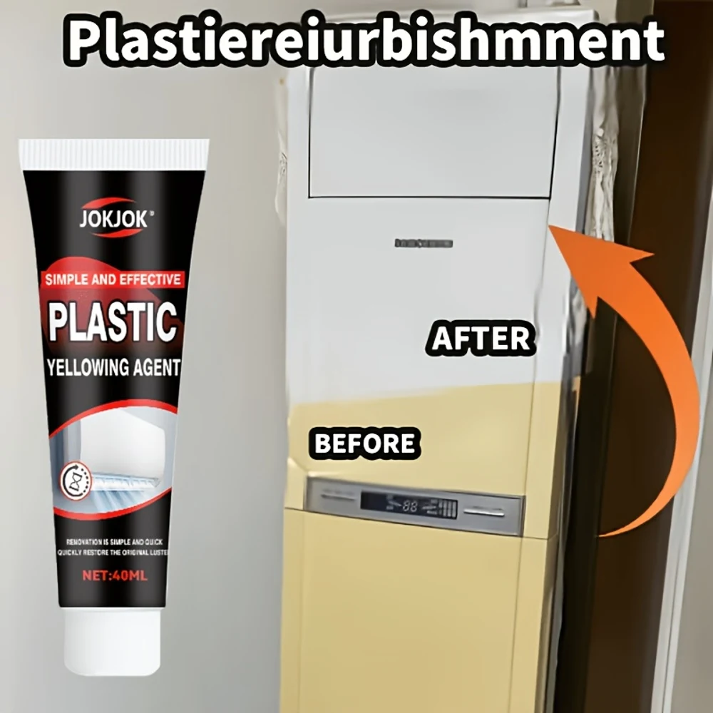 Quick Plastic Whitening Oxidizing Latex Agent - Powerful Plastic Spray - Suitable for Car Headlights, Air Conditioning Panels, T