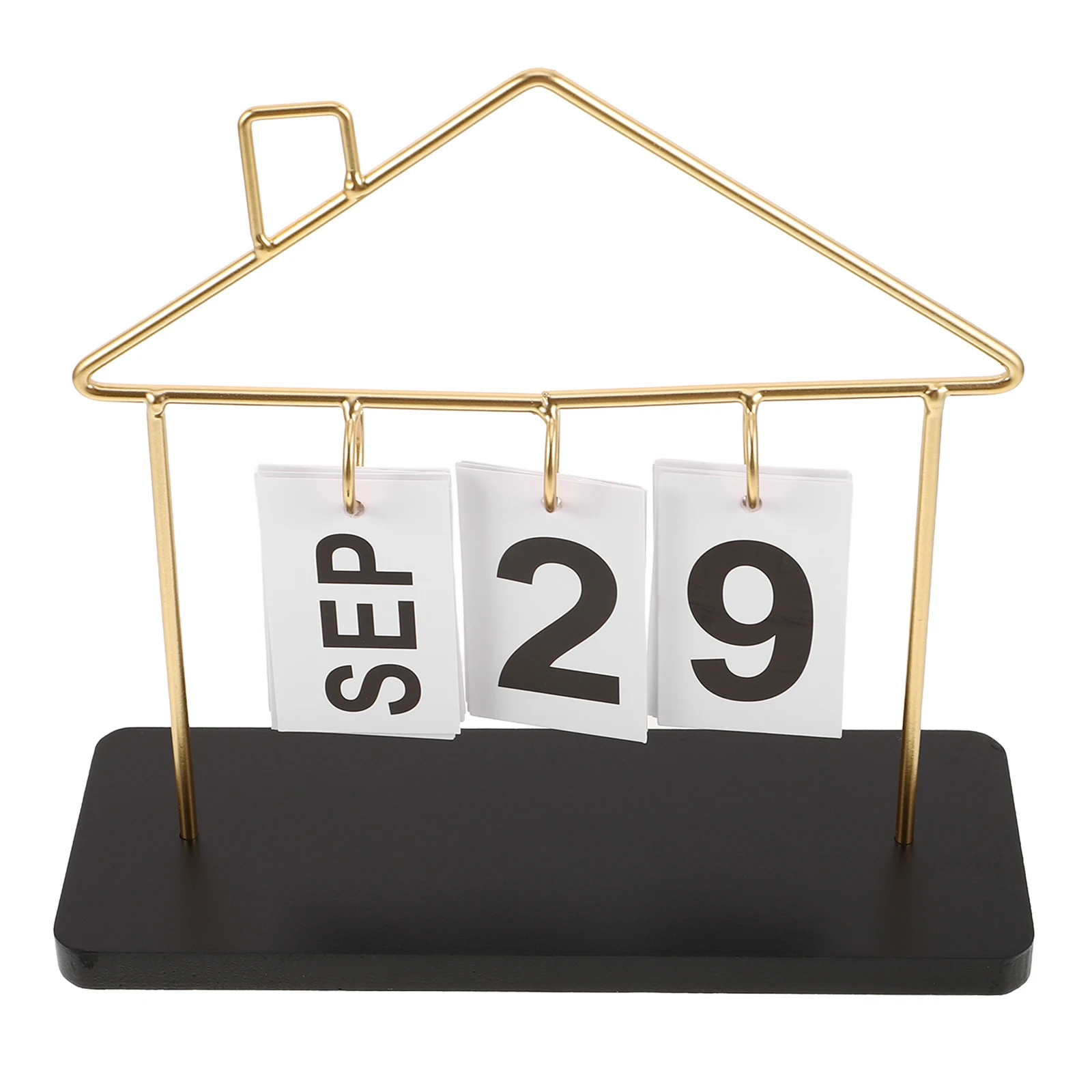 

Creative Metal Standing Perpetual Flip 2025 Office Desk Decoration Home Decor Time Management Tool Compact Reusable