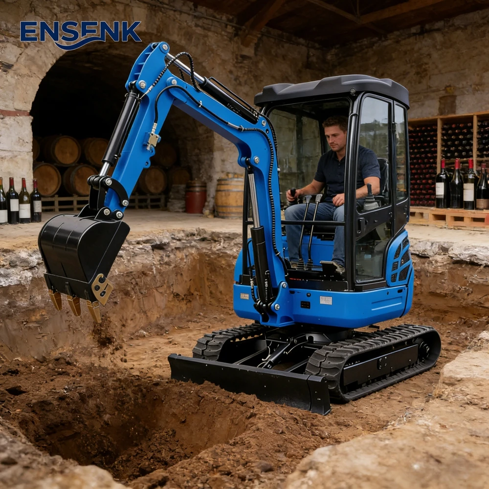 

Mini Excavator 0.8Ton Diesel Engine Digger Construction 1.2Ton 1.7Ton Kubota Engine Europe EPA Euro 5 CE Fast Delivery