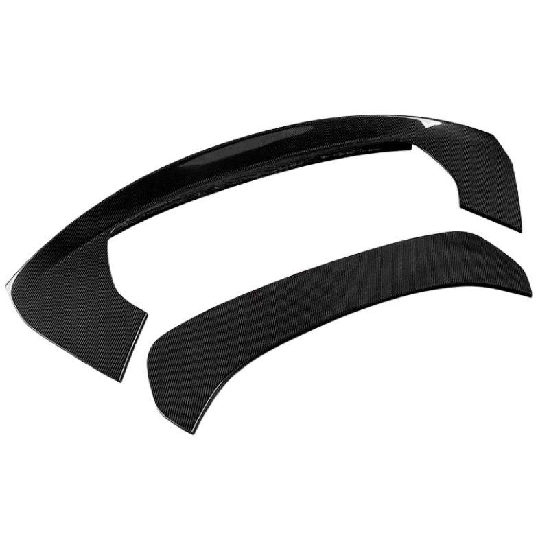 

For 21 Year Ferrari SF90 OEM Style Dry Carbon Fiber Rear Spoiler Body Kit Front and Rear Bumper Side Skirts