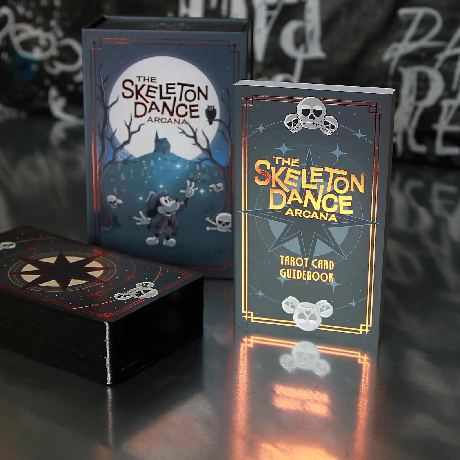 nuevo-mazo-de-tarot-the-skeleton-dance-arcana-con-guia-cartulina-negra-con-relieve-acabado-mate-lino-estilo-retro-gotico-regalo-de-halloween