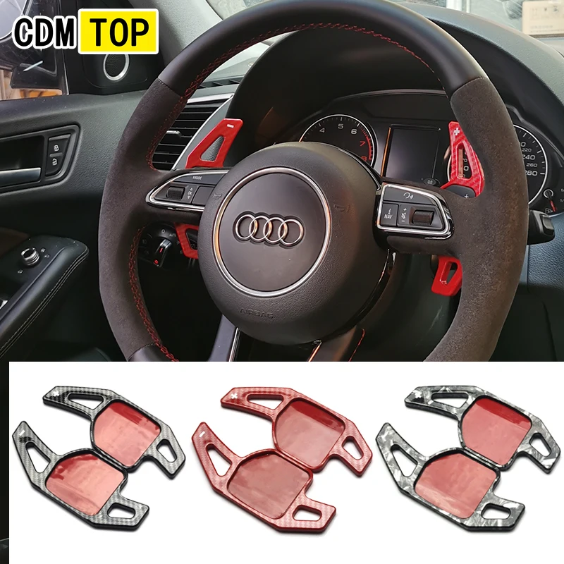 For Audi steering wheel paddle shift Extension Audi A3 S3 RS3 A4 S4 A5 S5 A6 S6 RS6 7 A7 S7 A8 S8 Q5 Q7 TT TTS Audi accessories