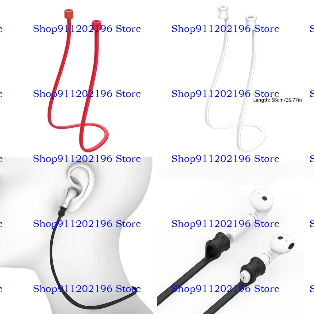 p82a-Анти-проигрышные-веревочные-ремешки-силиконовой-наушники-для-hua-wei-3-наушники