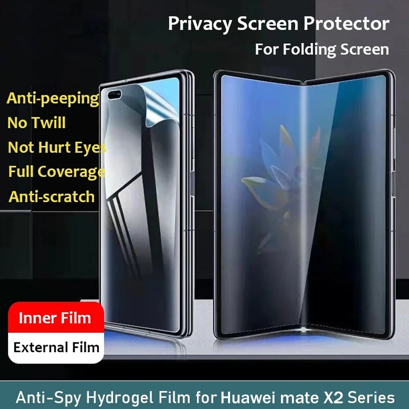 High Quality EPU Soft Privacy Hydrogel Film For Huawei Mate X 3 5 XS 2 X2 X3 X5 Anti-Spy Peeping inner External Screen Protector