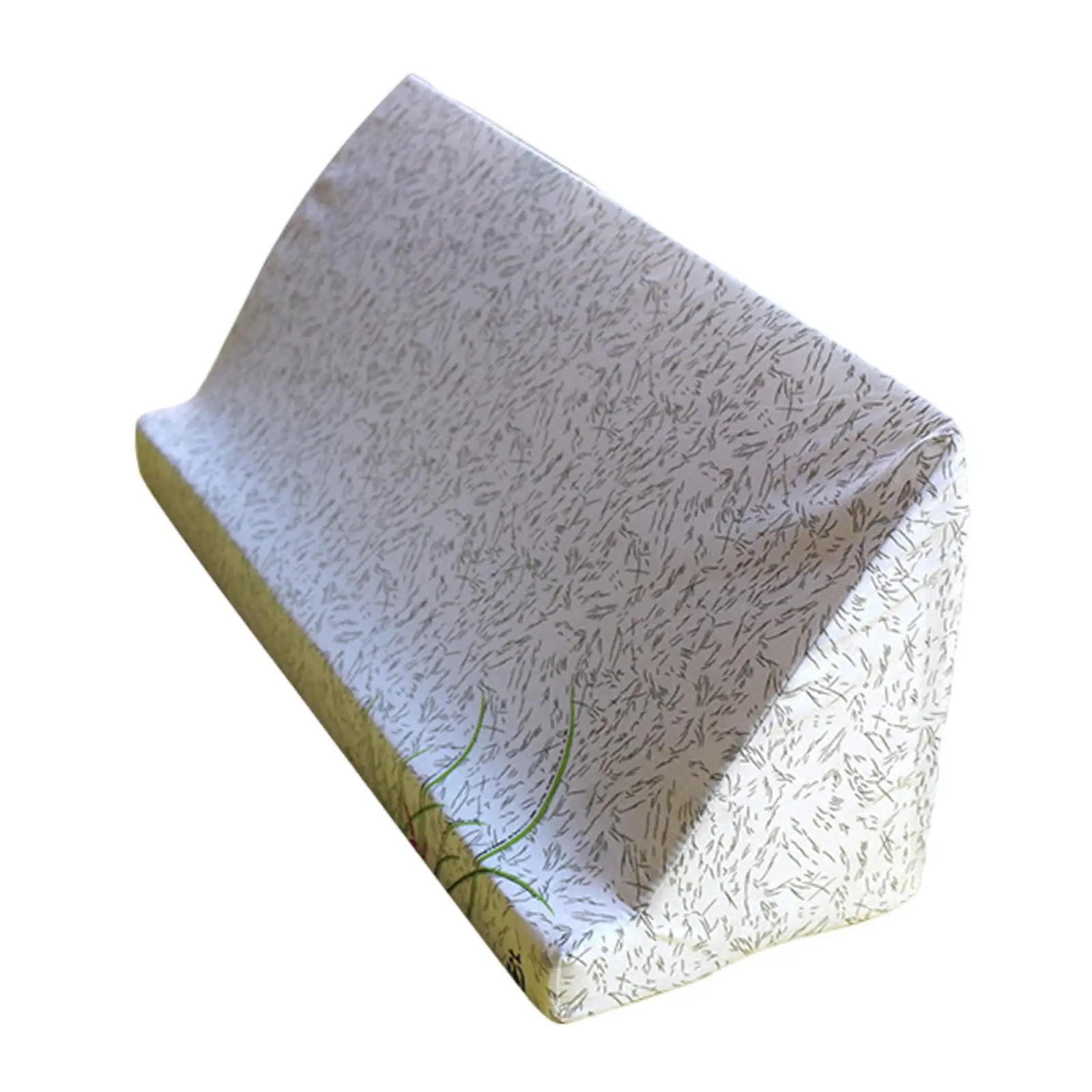 R Shaped Wedge Cushion for Bed Rest Patients Leg Elevation Pillow Multi Function Body Positioner with Removable Cover for Travel