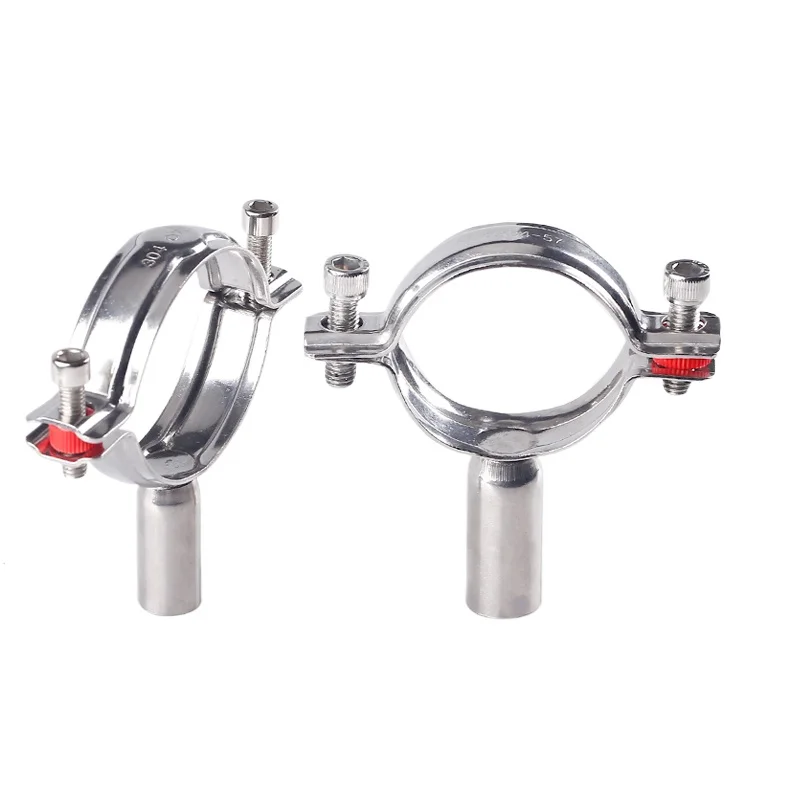 

8 12,7 14 16 19-325 мм наружный диаметр трубы 201 304 316 из нержавеющей стали, вешалка для труб, кронштейн, зажим, зажим для домашнего пивоварения, 19 мм, сварка L-45 мм