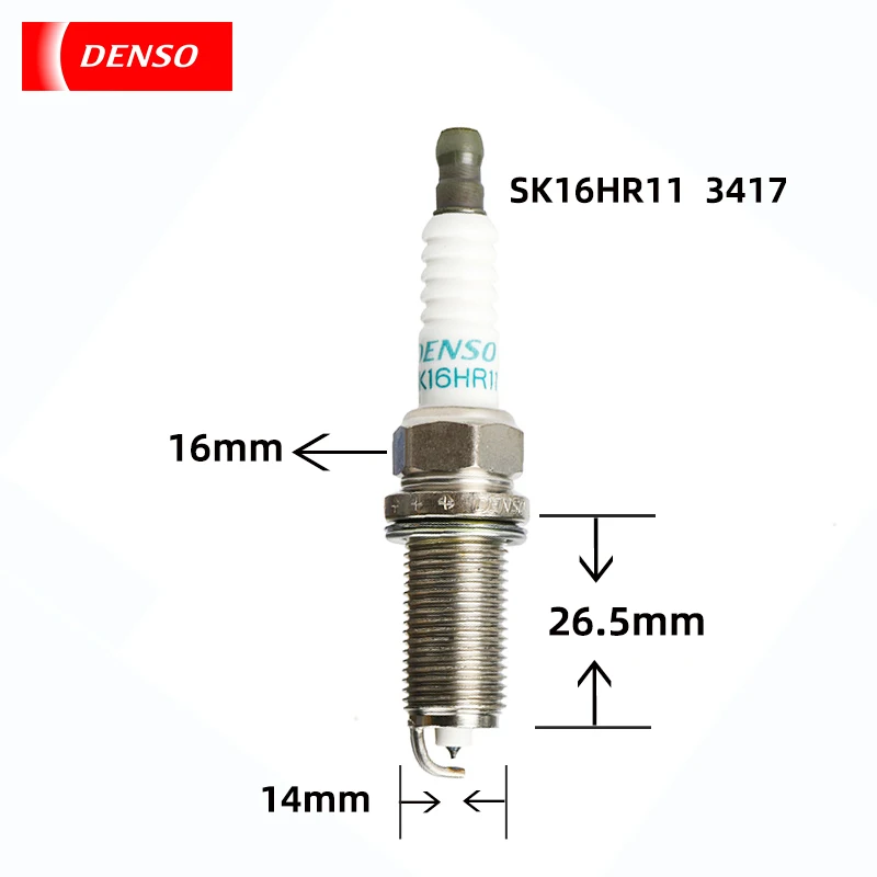 DENSO Iridium platinum spark plug SK16HR11 3417 fits Toyota Camry Handa Prado nozzle