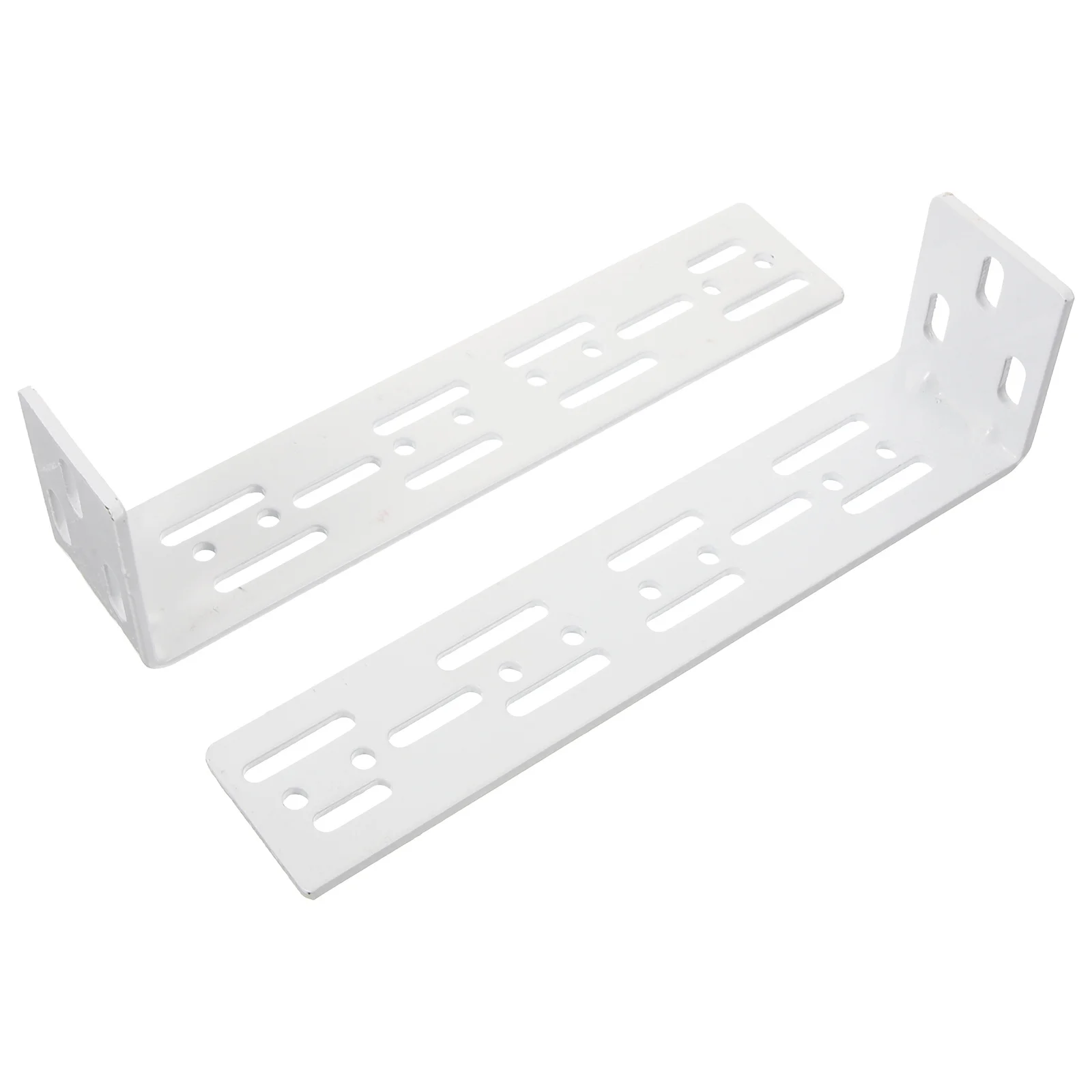 2Pcs Electric Curtain Track Accessories Silent Design Easy Installation Wall Mount Bracket Wall Curtain Track