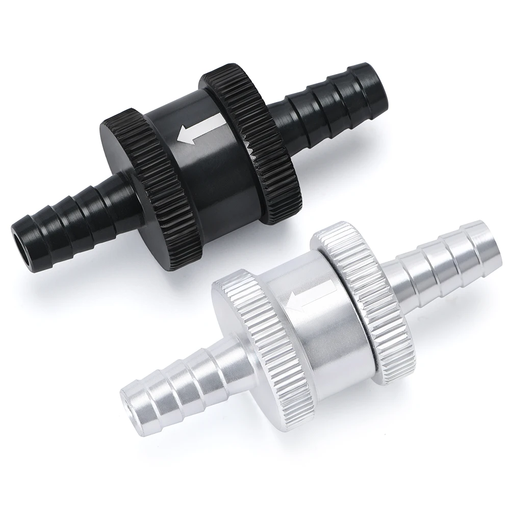 5/16" 8mm Non Return One Way Fuel Check Valve Aluminium Alloy Petrol Diesel PQY-FCV08