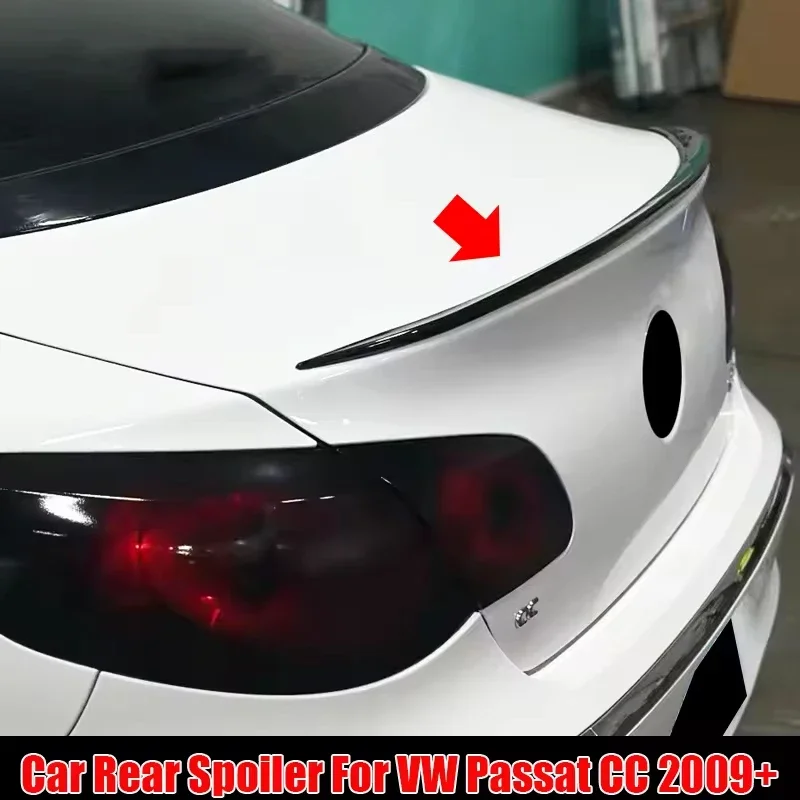 Car Universal Lip Ailerons Rear Trunk Spoiler For Volkswagen VW Accessories Passat CC 2009 2010 2011 2012 2013 2014 2015 2016