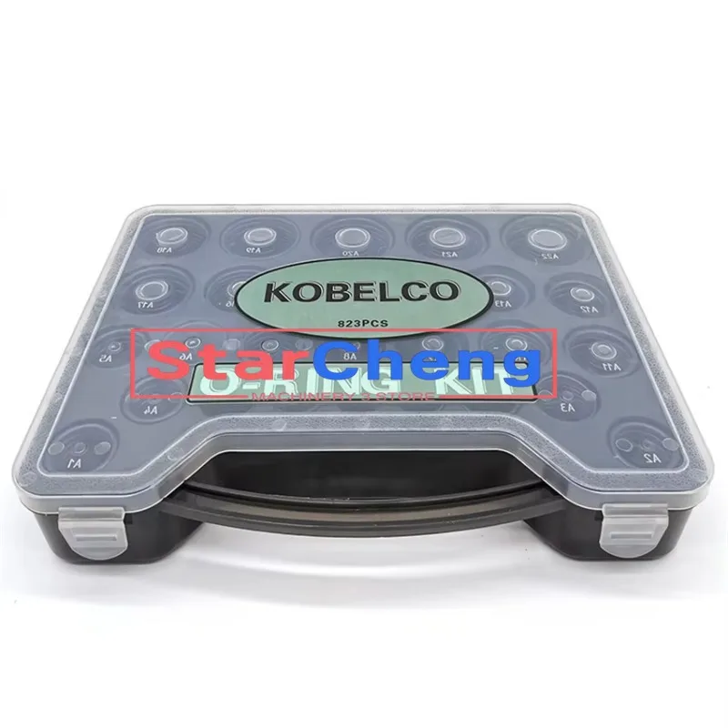 

for Kobelco O-Ring Set SK Higher Quality Rubber O Ring Kit Box SK200 823pcs Portable Excavator Engine Accessories New