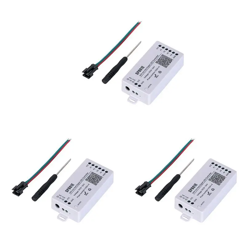 controller-led-art-net-wifi-3x-sp801e-per-pannello-matrice-led-ws2812b-ws2811-controllo-wireless-per-strisce-luminose-dc5-24v