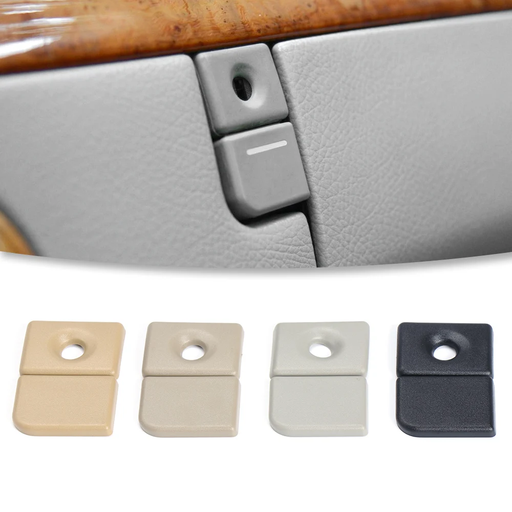 Black Beige Car Glove Box Handle Cover Toolbox Lid Lock Switch Button Cover For Mercedes Benz S Class W220 S300 S350 S400 S500 - Image 4