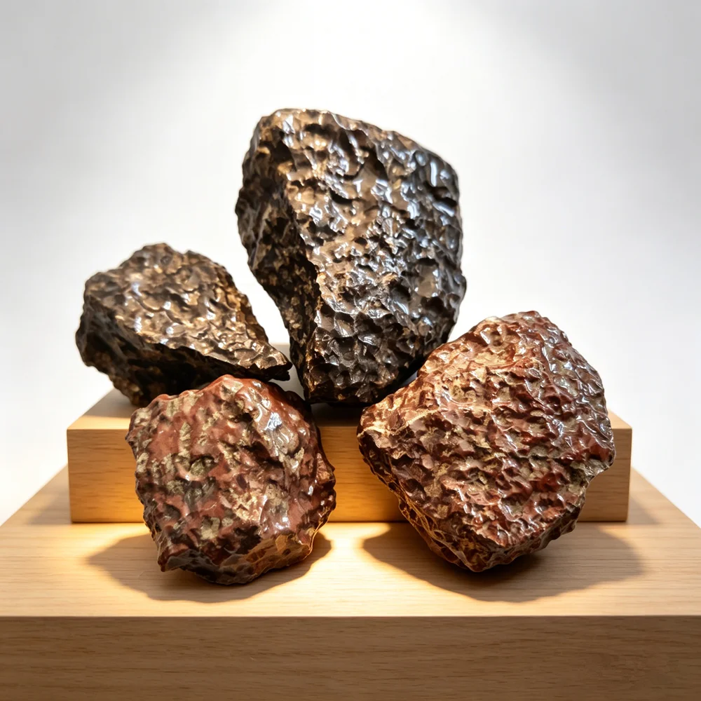 Natural Strange Surface Dragon Scale Squama Breccia Gobi Gangou from Lop Nor Collection Crystals Suspected Meteorite Home Decor