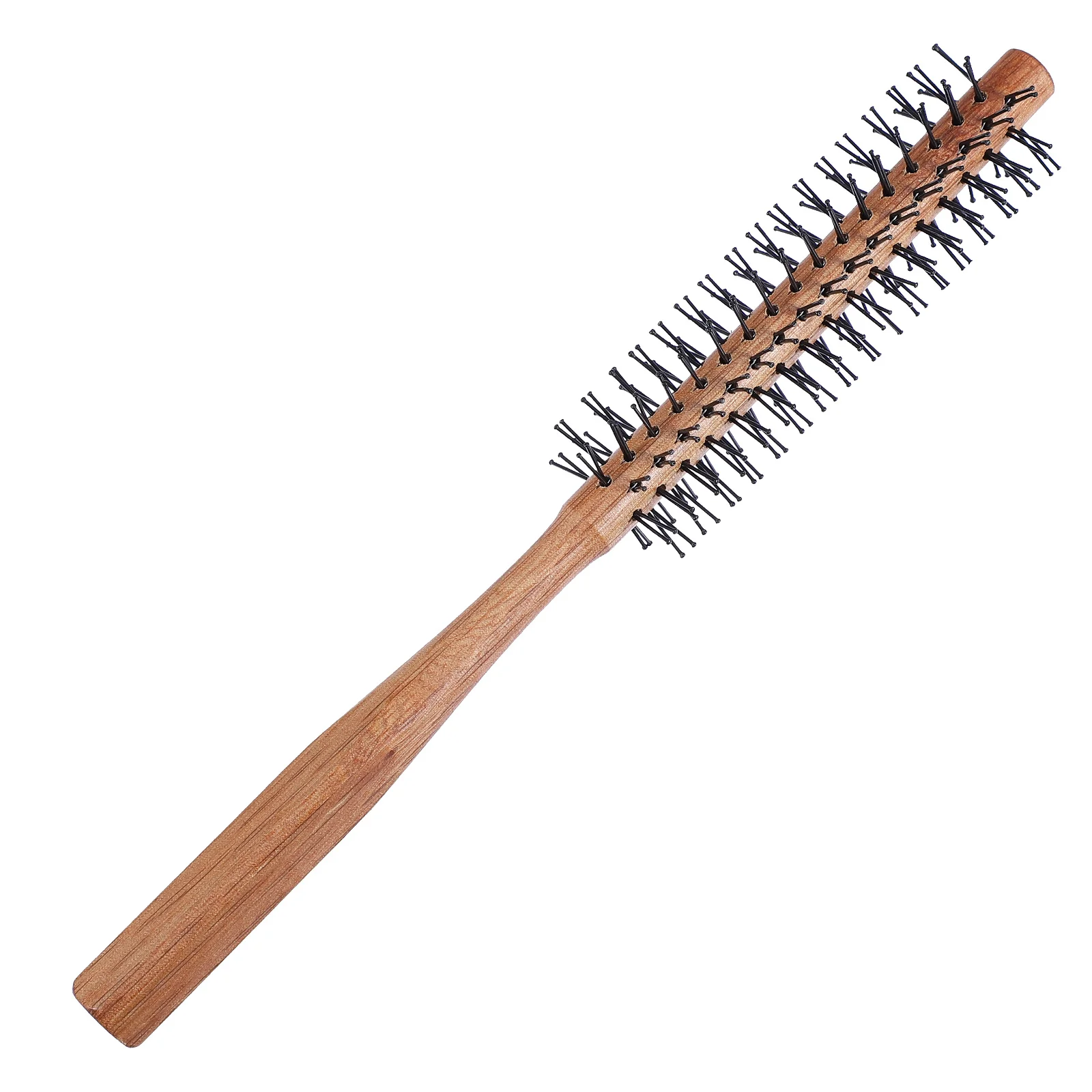 

1Pcs Hair Styling Cylinder Wooden Comb Curly Hairdressing Comb Scalp Massage Hair Care Barbershop Accessory Barbershop Accessory